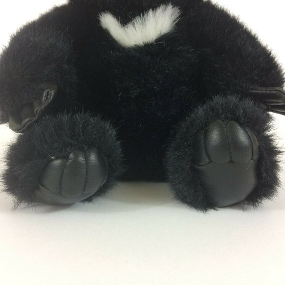 Wildlife Artists Black Bear Plush 11" Vinyl Paws Stuffed Animal Realistic Toy - Picture 3 of 12